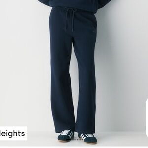 NWT Aritzia Cozy Fleece Wide Admiral Blue Medium